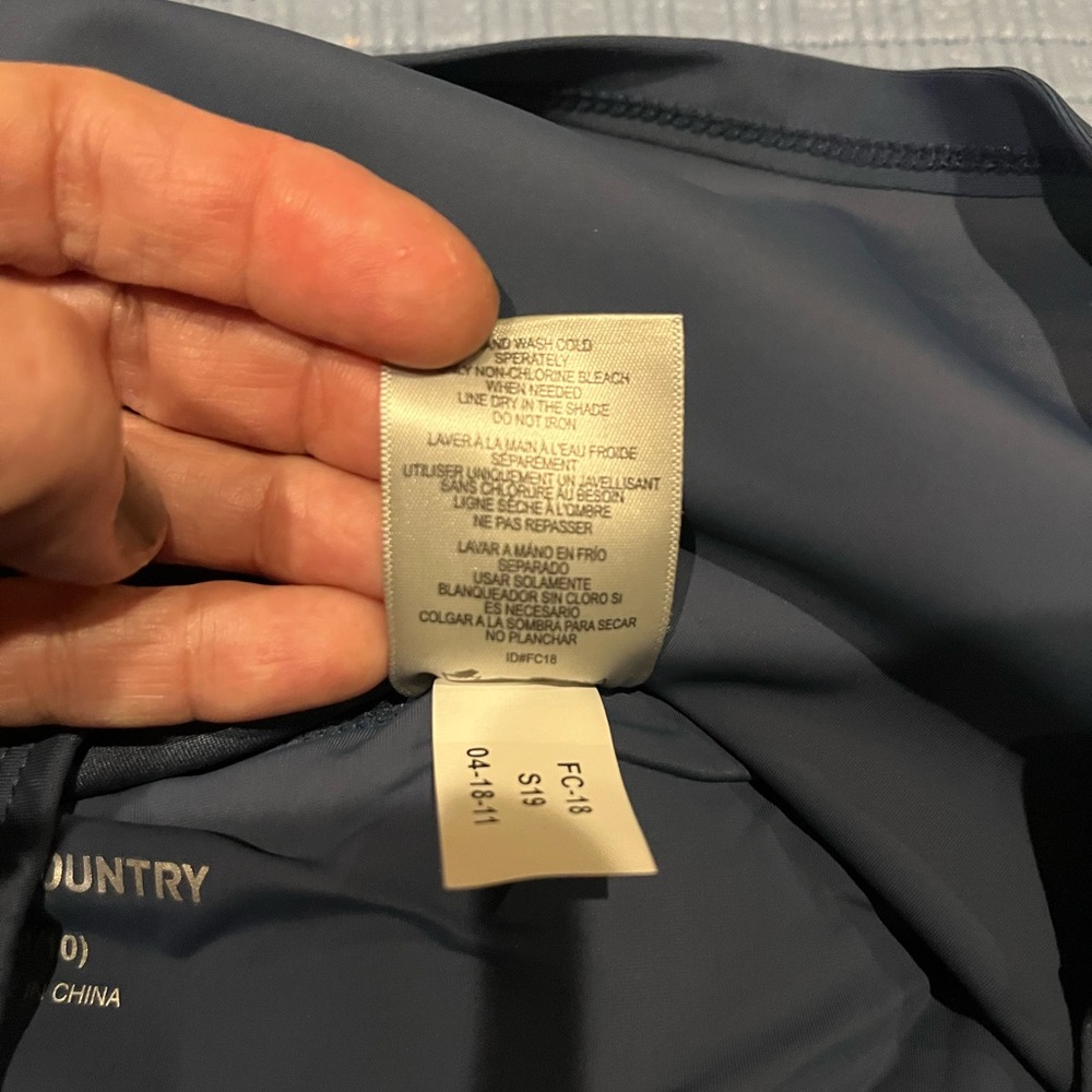 NWT Slate Gray Women's swim Skirt/Skort with White trim (not yellow). - Picture 5 of 5